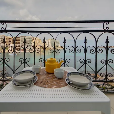 St Julians 2 Bedroom With Commanding Seaviews By Shortletsmalta Apartment
